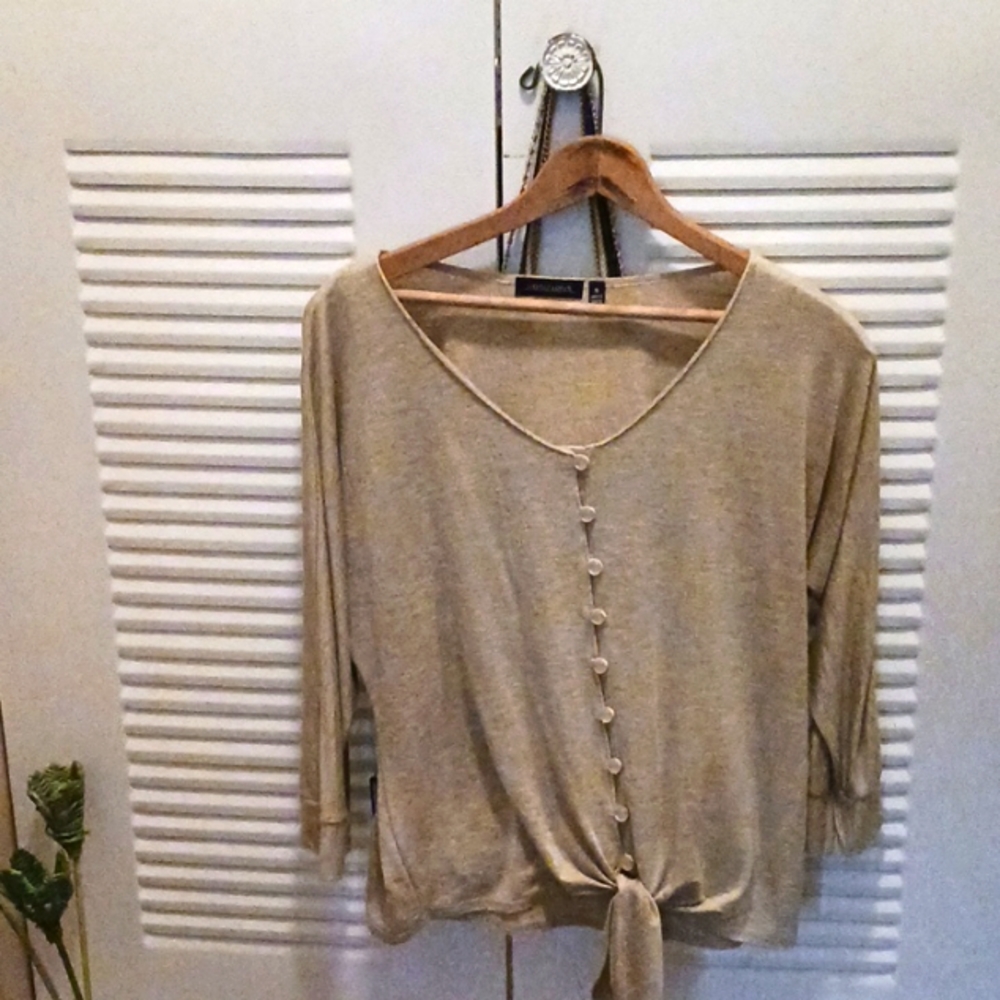 Gold Croptop Blouse